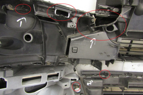 Zderzak przód Citroen Berlingo 3 III Lift 15-18
