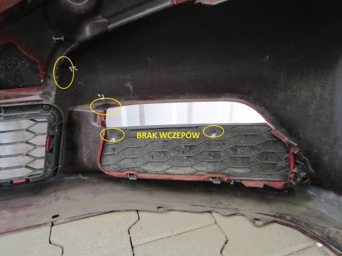 Zderzak przód przedni Honda Civic IX 9 HB 11-14