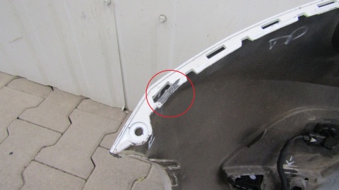 Zderzak tył tylny VW UP 1S6 Lift 16- 3PDC