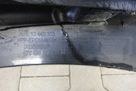 Spoiler dokładka lewa przód Opel Corsa E OPC