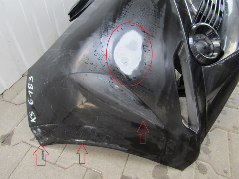 Zderzak przód przedni Toyota Aygo 2 II 14-18 Podłoga