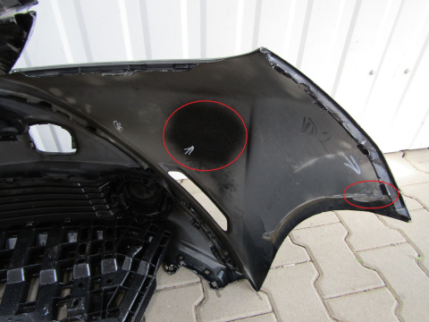 Zderzak przód przedni Toyota Aygo 2 II 14-18 Podłoga