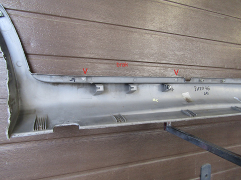Listwa progowa lewa Hyundai Santa Fe I 1 00-06