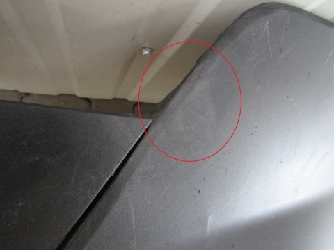 Spoiler zderzaka dokładka tył BMW IX I20 Basis 21-