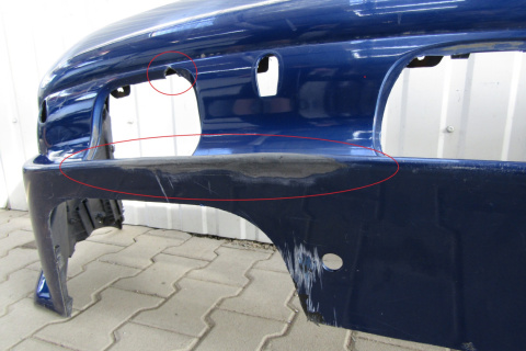 Zderzak tył tylny BMW X5 E53 / ŚLIZGI