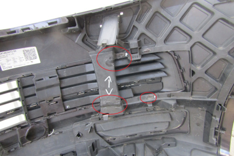 Zderzak przód przedni VW T6 Multivan 7E5 15-19