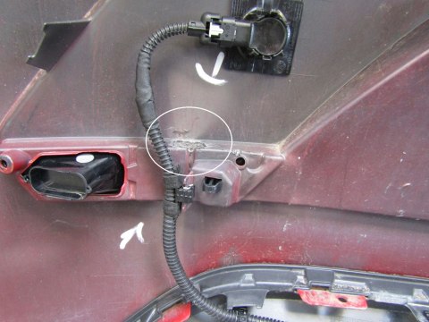 Zderzak tył VW Up 1S6 Lift 16- (Kamera + PDC)