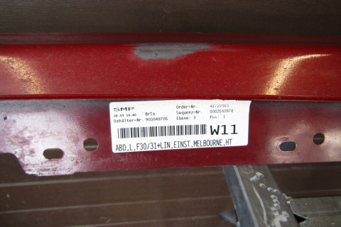 Listwa progowa lewa BMW 3 F30 F31 11-18 sedan kombi