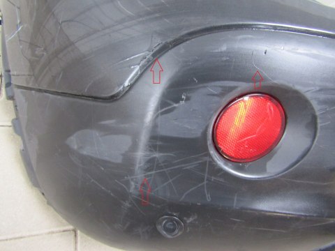 Zderzak tył tylny Nissan Qashqai 1 I 06-13 (4xPDC)