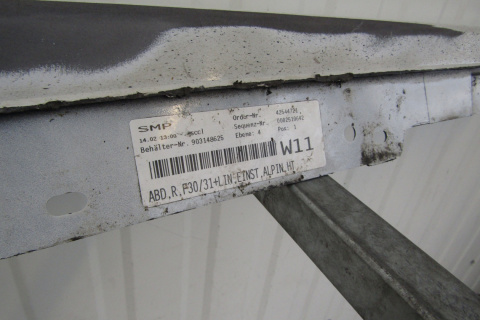 Listwa progowa prawa BMW 3 F30 F31 11-18