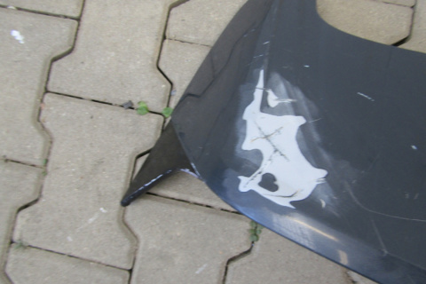 Spoiler lotka daszek klapy tył Kia Sportage 4 15-