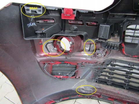 Zderzak przód przedni Citroen C3 Picasso 08-12