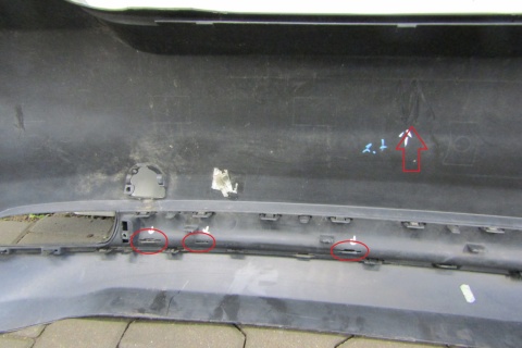 Zderzak tył tylny Fiat 500 Lift 15-
