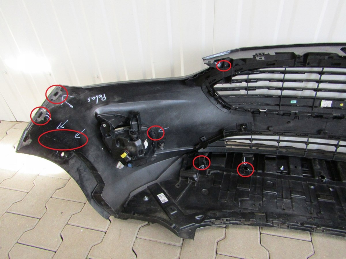 Zderzak przód przedni Ford Fiesta MK8 VIII 17-