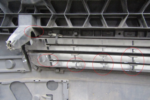 Zderzak przód przedni VW Multivan 7E0 2 II Lift 09-15
