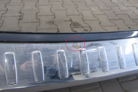 Zderzak tył tylny Mercedes ML W166 AMG 12-15
