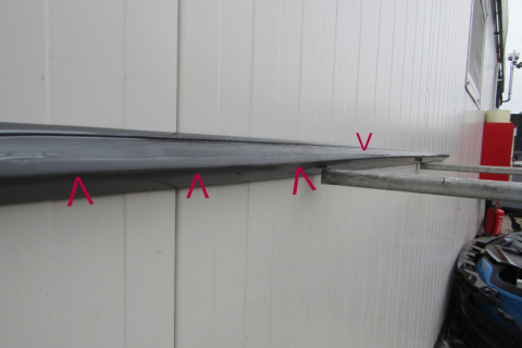Listwa progowa prawa Audi A4 B9 8W0 S-Line 19 Lift