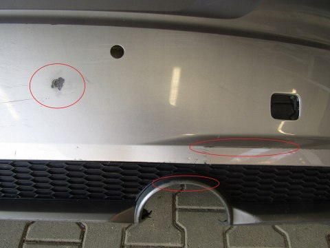 Zderzak tył tylny Audi TT 8S0 S-Line 14-
