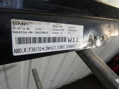 Listwa progowa prawa BMW 3 F30 F31 11-18
