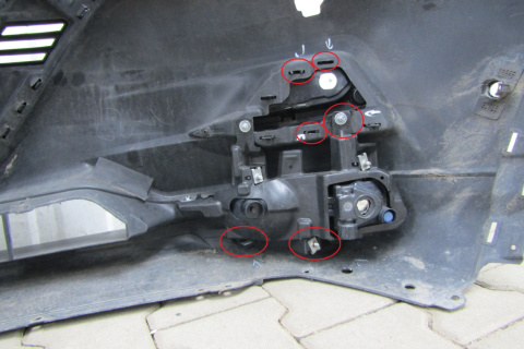 Zderzak przód Nissan Qashqai II 2 J11 Lift 17-20