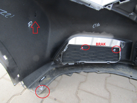 Zderzak przód przedni Honda Civic IX 9 HB 11-14
