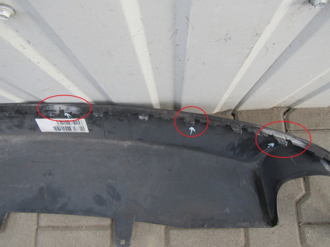 Dyfuzor spoiler dokładka tył Audi A7 4G8 10-14