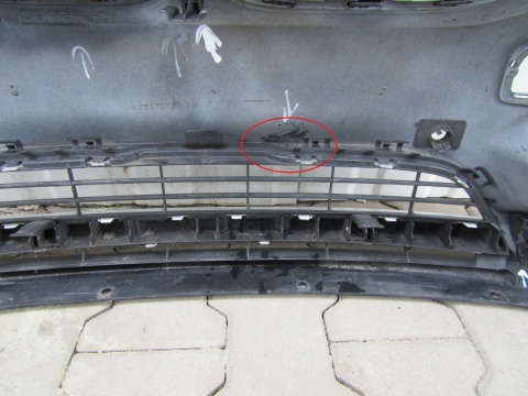 Zderzak przód przedni BMW 1 F20 F21 Lift LCI 15-19 ślizgi