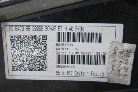 Listwa progowa prawa Ford Fiesta MK8 ST 5D 18-