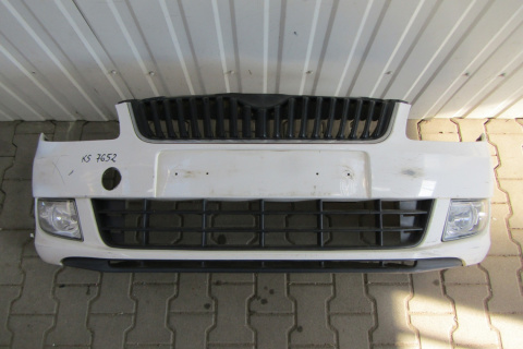 Zderzak przód Skoda Fabia 2 II 5J0 Lift 10-14