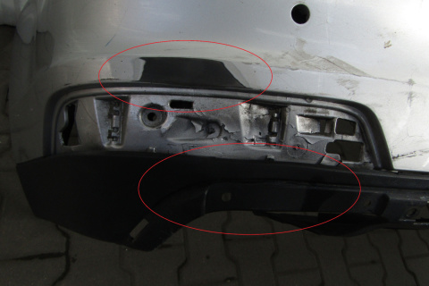 Zderzak tył tylny MERCEDES GL 164 W164 LIFT 09-12