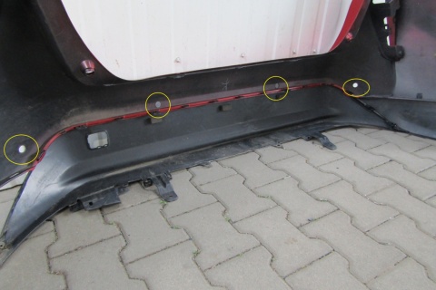 Zderzak tył tylny Toyota Prius IV 15-