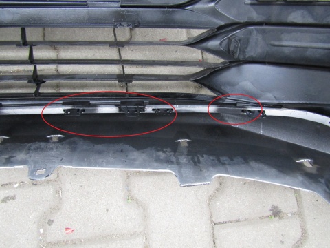 Zderzak przód przedni Toyota Yaris 3 III Lift 17-