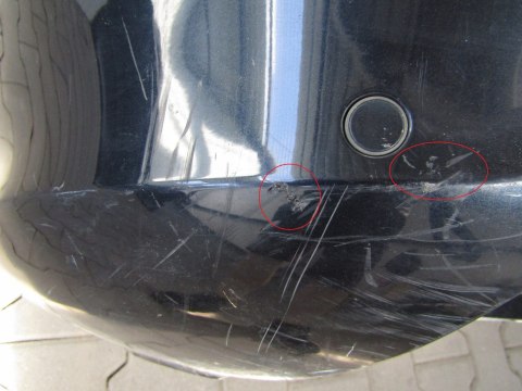 Zderzak tył tylny Audi Q7 4L0 S Line 05-09 - 4 PDC