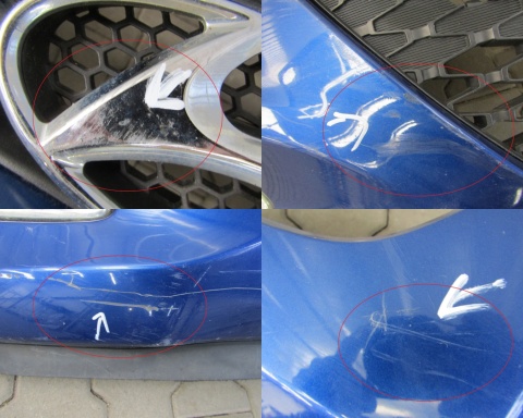 Zderzak przód przedni Hyundai I10 Lift 10-13