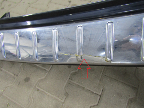 Zderzak tył VW TOUAREG 7P6 R-LINE LIFT 14-18