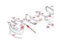 Wzmocnienie górne przód zderzaka osłona pasa Kia Rio 3 III 11-
