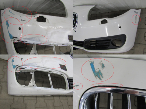 Zderzak przód przedni BMW 5 F10 F11 Lift LCI 13-17