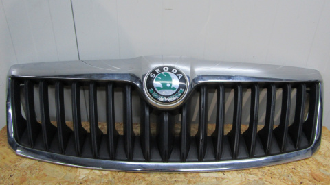 Grill atrapa ramka zderzak przód SKODA OCTAVIA 2 II 08- LIFT