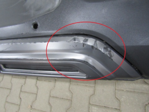 Zderzak tył tylny SsangYong Korando 4 IV 19-