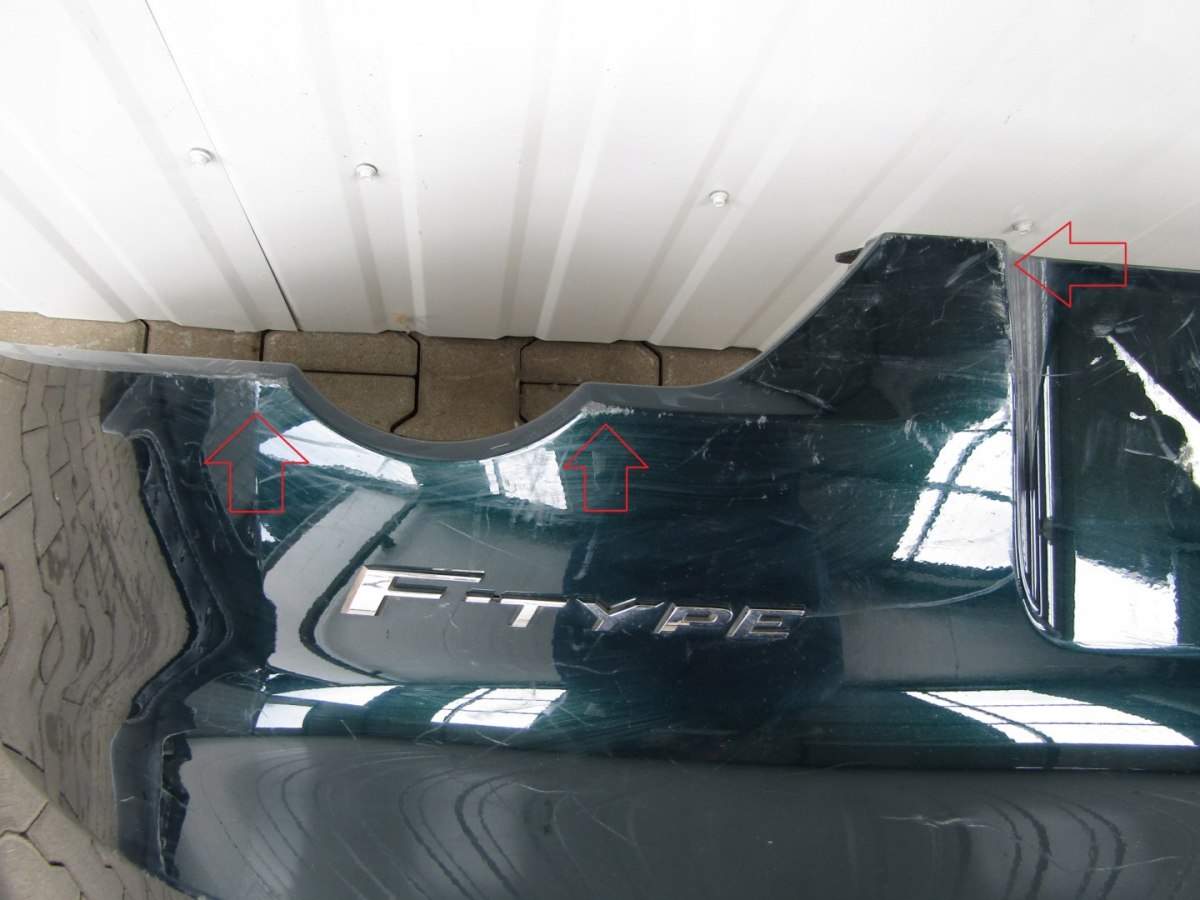 Zderzak tył tylny Jaguar F Type S Sport 13-