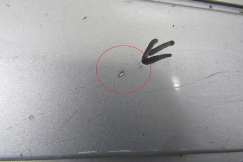 ZDERZAK SPOILER LEWY MERCEDES ACTROS MP4 G. Space