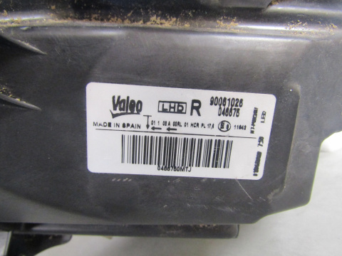 LAMPA PRZÓD FORD SMAX II ZWYKŁA SOCZEWKA RH 15-