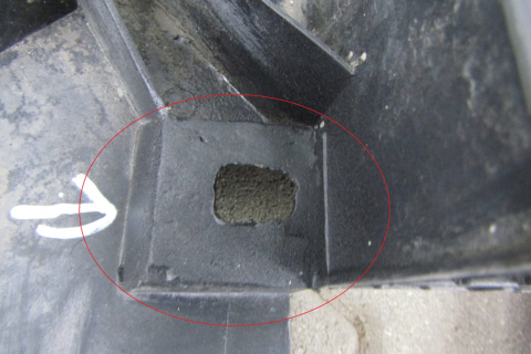 OSŁONA PŁYTA POD ZDERZAK PRZÓD RENAULT MEGANE III 622350001R 08-13