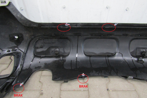 Zderzak tył tylny Citroen C3 Aircross 17-