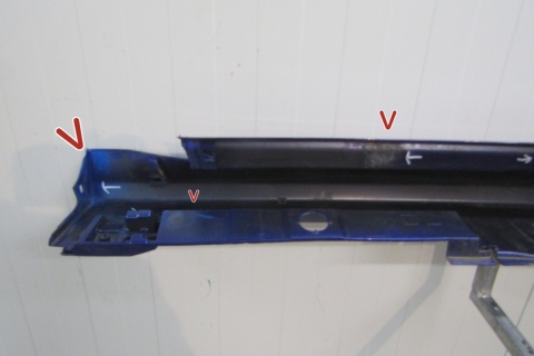 Listwa progowa prawa Toyota Yaris 4 IV 20- Mazda 2 22- Hybrid