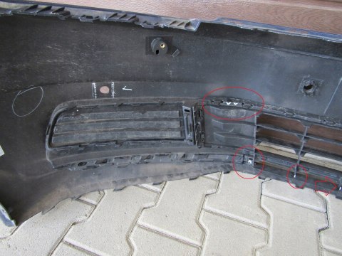 Zderzak przód przedni VW Touran 2 II 5TA 15-