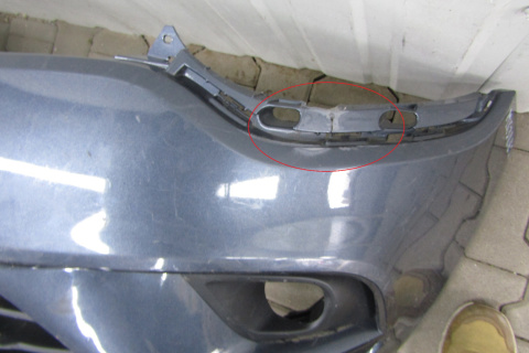 Zderzak przód przedni Renault Clio 4 IV Lift 16- (PODŁOGA)