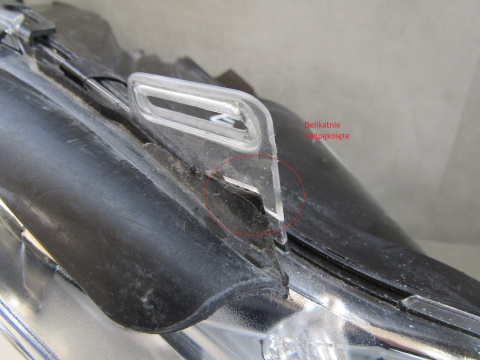 Lampa przód Mercedes ML 166 ZWYKŁA SOCZEWKA 11-15 RH A1668206759
