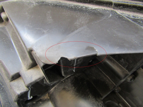 Lampa przód Mercedes ML 166 ZWYKŁA SOCZEWKA 11-15 RH A1668206759