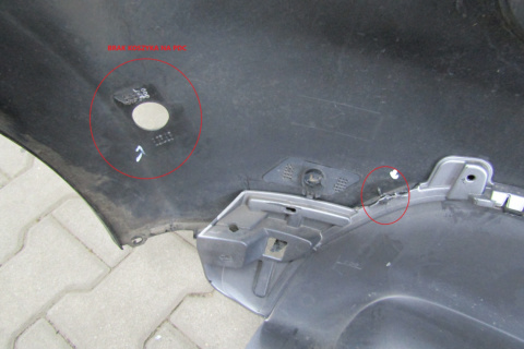 Zderzak tył tylny Renault Clio 4 IV HB Lift 16-